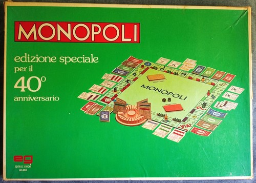 Monopoli 40º anniversario - monopoli,