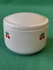 VECCHIA ZUCCHERIERA IN PORCELLANA CILIEGIE RICHARD GINORI VINTAGE. BP2