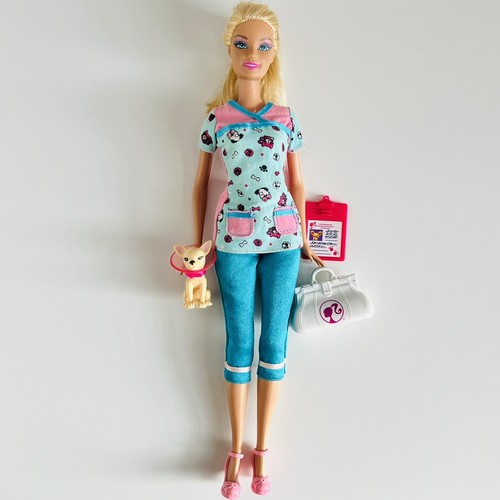 Barbie can pet vet - barbie,