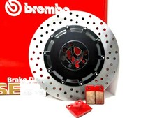 KIT BREMBO DISCO FRENO POSTERIORE + PASTIGLIE BMW K 100 No Abs 1000 1984 1985