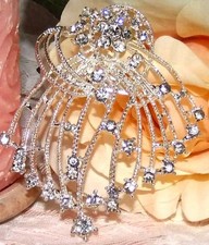 Grande spilla cristalli strass