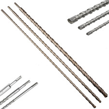 PUNTE SDS PLUS PER MARTELLO DEMOLITORE DA 1000 MM PER MURO KIT DA 3 PEZZI