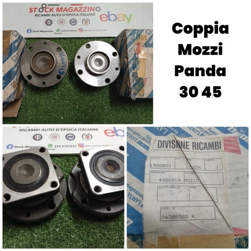 Coppia mozzi ruota fiat - coppia,