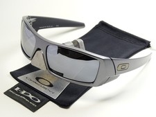Occhiali da sole Oakley Gascan Silver polarizzati Crankcase Det Cord Minute Triggerman