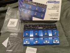 Digitech Jam Man Looper Loop Pedale Ritardante Programmabile per Chitarra in SCATOLA Manuale 