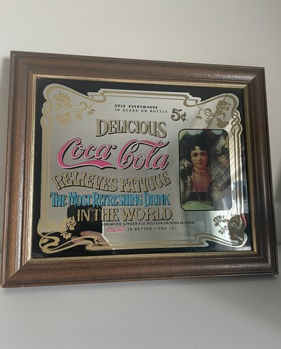 Vintage coca cola mirror - vintage, |