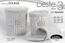 3 CESTE CESTA VIMINI