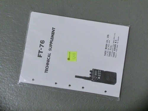 Yaesu technical supplement - technical, /