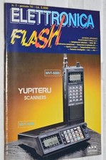 ELETTRONICA FLASH N°1-GENN. 1991-YUPITERU SCANNERS MVT-5000, MVT6000