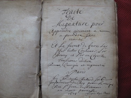 1678 handwritten french - handwritten,