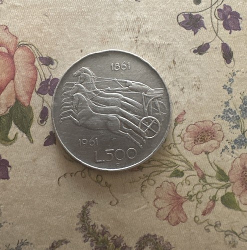 Moneta 500 lire argento - lire,
