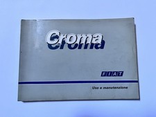 Manuale Uso e Manutenzione Fiat Croma