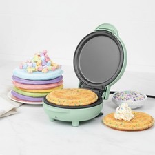 EK4215GSGR Mini Snack Maker - Macchina compatta antiaderente per frittelle e crepe per bre...