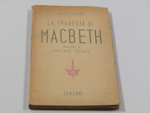 Shakespeare tragedia di - shakespeare., la