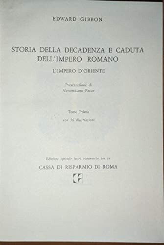 Storia della decadenza - della,