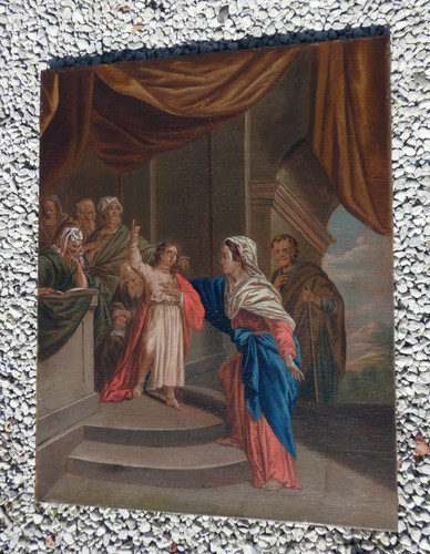 Antico quadro francese xix - quadro,