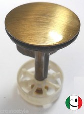 TAPPO SALTARELLO PER PILETTA NORTON varie misure - BRONZATO  BRONZO