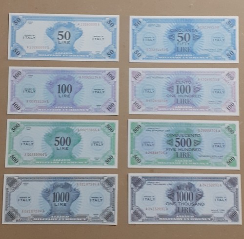 Lire occupazione americana - am,