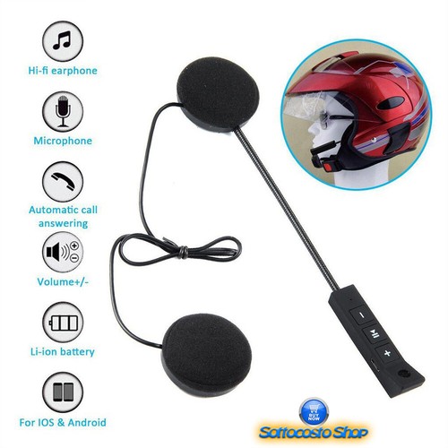 Interfono casco moto cuffia - casco,