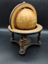 Mappamondo legno stile antico