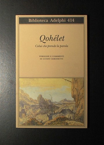 Qohelet guido ceronetti - qohelet,