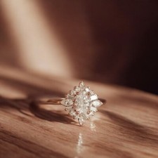 Anello in oro bianco 14 kt con