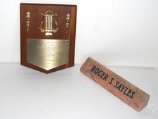 TARGA DA PARETE ORIGINALE 1977