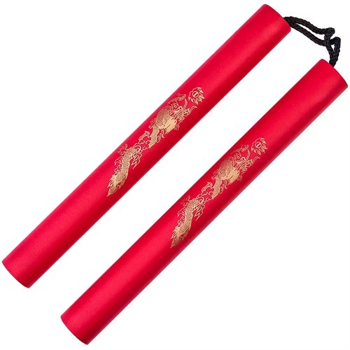 Nunchaku red deluxe corda - nunchaku,