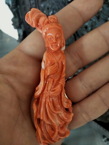 Scultura statuetta corallo - scultura,