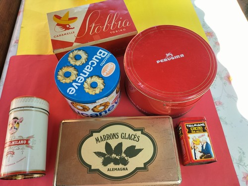 Lotto vecchie scatole perugina - lotto,