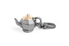 Pink Teapot Charm Pendant 925