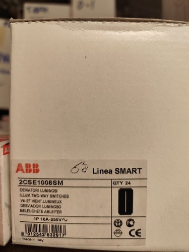 Deviatore luminoso abb - luminoso, elos