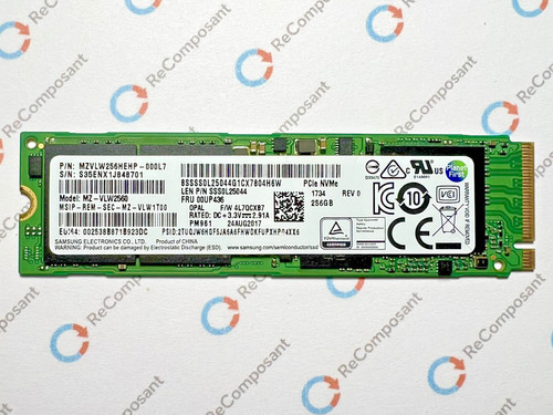 Ssd samsung pm961 256go 2 - pm961,