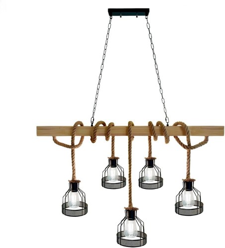 Lampadario sospeso corde in - lampadario,