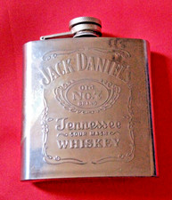 JACK DANIEL'S NO 7 WHISKEY JENNESSEE FIASCHETTA ACCIAIO INOX