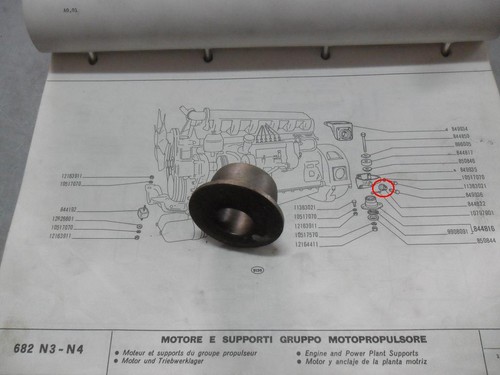 Boccola per supporto motore - boccola,