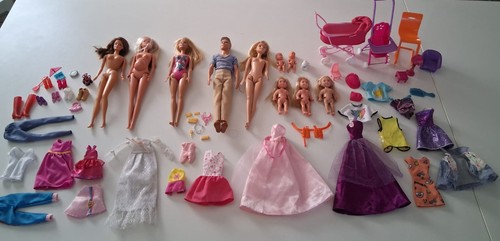 Lotto barbie ken - barbie, ken,