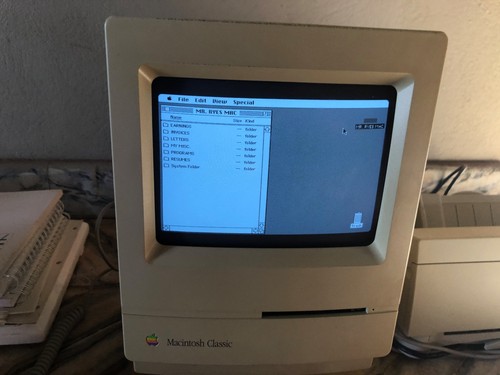 Mac classic 1990 con stampante - classic,