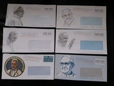 Vaticano Lotto 6 buste Papa