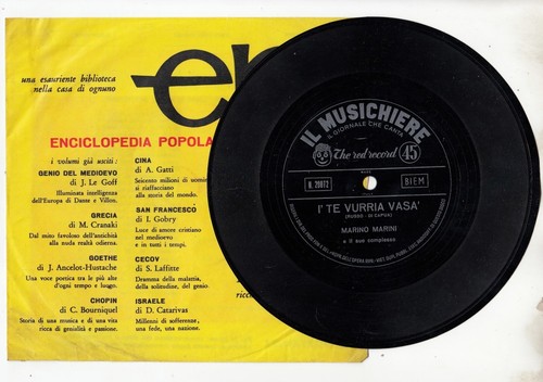 Disco giri te vurria - 45,