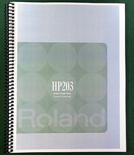 Roland HP-203 Owner's