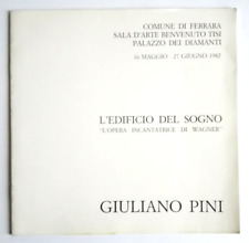 Catalogo Giuliano Pini L'Edificio Del Sogno Arte Contemporanea Autografo (Q2)
