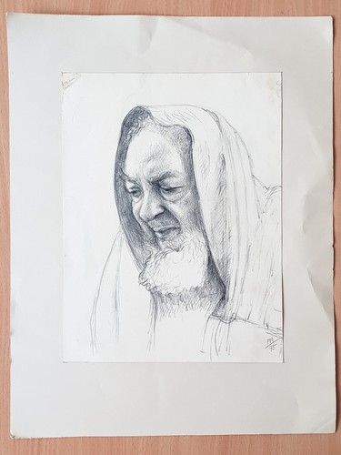 Padre pio schizzo - schizzo, a