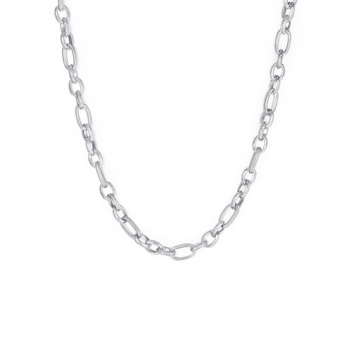 Collana catena acciaio donna - collana,
