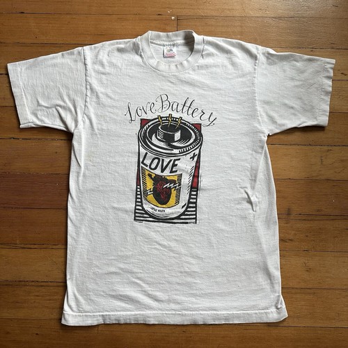 Shirt vintage love - t-shirt, battery
