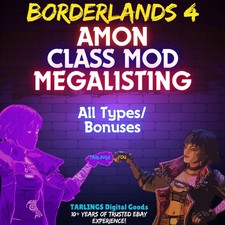 Borderlands 4 ? AMON Class Mods - GODROLL MEGALIST ✨ tutti i tipi/bonus ✨