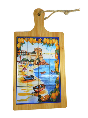 Tagliere cucina con veduta - da,