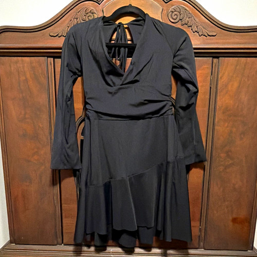Abito corto donna nero