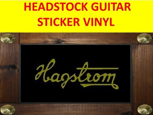 Hagstrom stickers gold vinyl - gold,