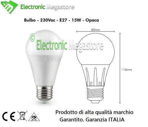 Lampadina lampada led - led, forma